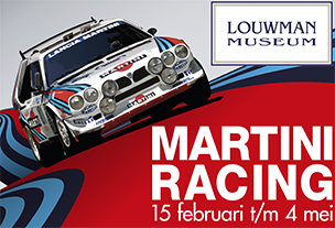 Expositie Martini Racing van 15 februari tot en met 4 mei