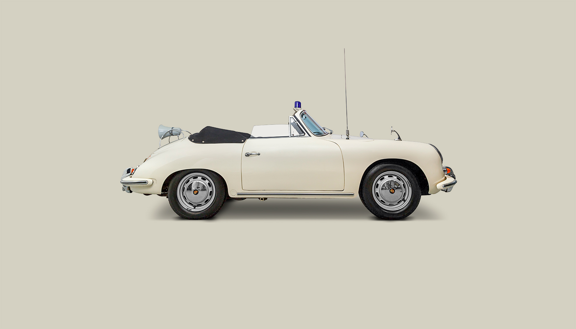 Bekijk Porsche 356B 1600 Cabriolet 'Rijkspolitie' in het Louwman Museum