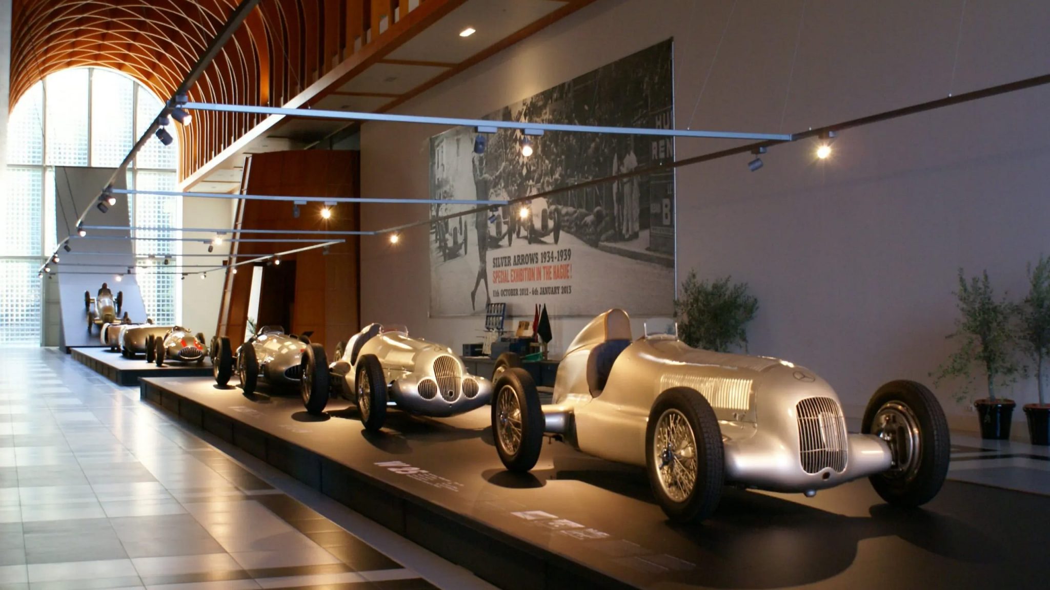 Silver arrows in Louwman Museum