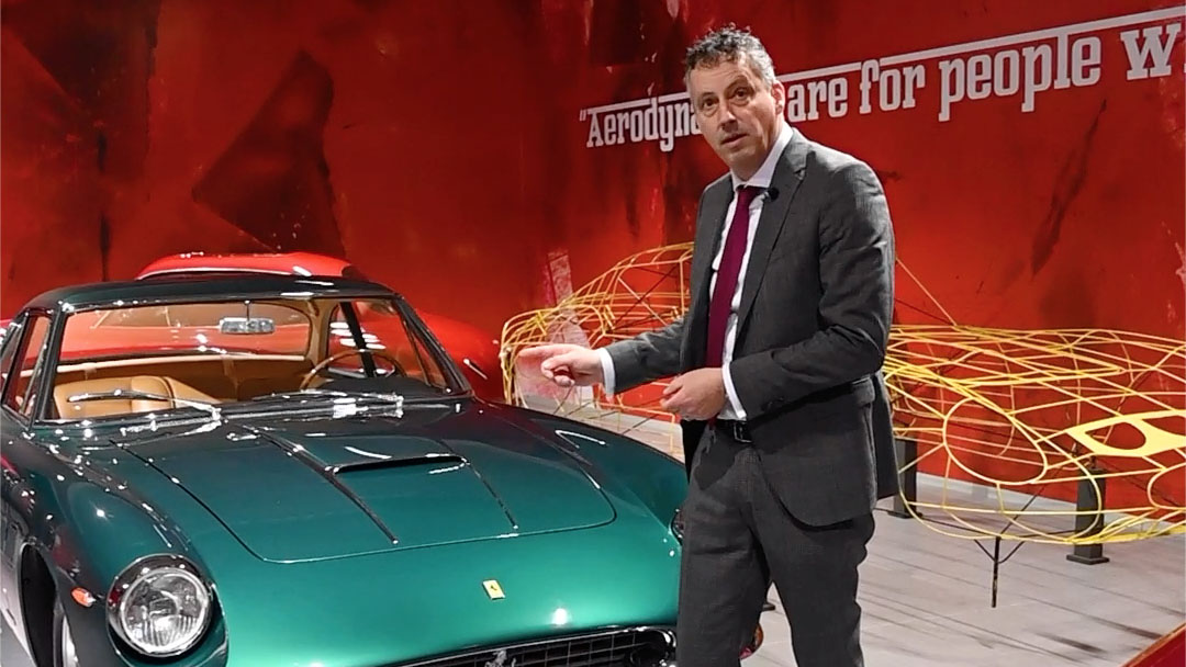 Prins Bernhard zijn Ferrari 500 Superfast Speziale